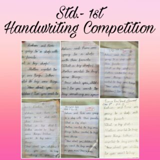 Handwriting & English Story Writing Competition 2021-22 Bhiwandi